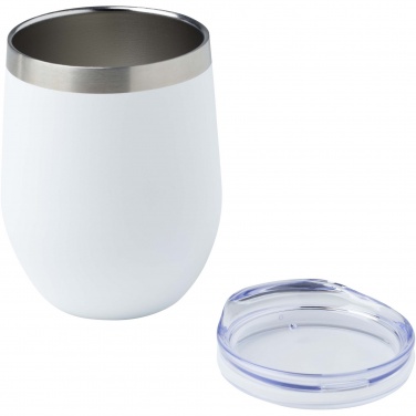 Logo trade promotional products image of: Corzo 350 ml RCS certified recycled stainless steel copper vacuum insulated cup