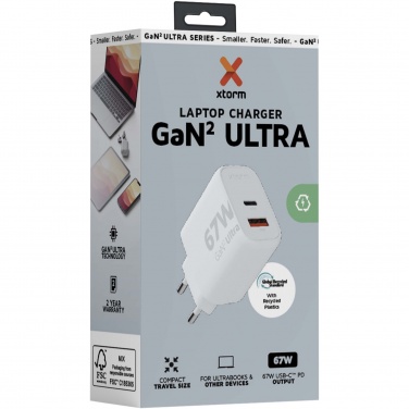 Logo trade promotional giveaways picture of: Xtorm XEC067 GaN² Ultra 67W wall charger
