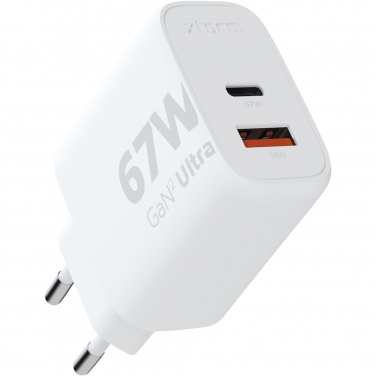 Logo trade promotional item photo of: Xtorm XEC067 GaN² Ultra 67W wall charger