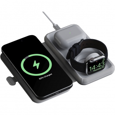 Logotrade promotional gifts photo of: Xtorm XWF31 15W foldable 3-in-1 wireless travel charger