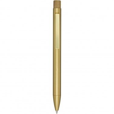 Logo trade corporate gifts image of: Beatriz recycled brass ballpoint pen
