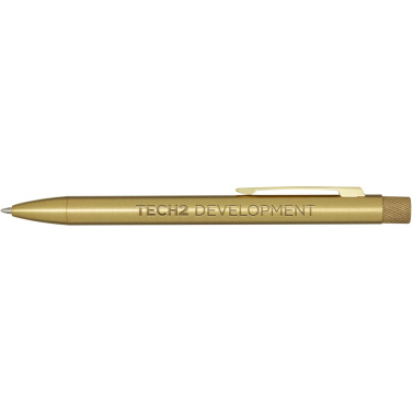 Logotrade promotional gift image of: Beatriz recycled brass ballpoint pen