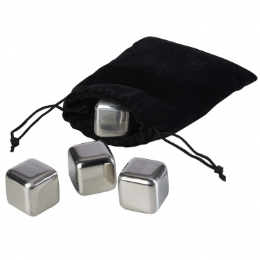 Logotrade promotional item image of: Froz stainless steel ice cubes set