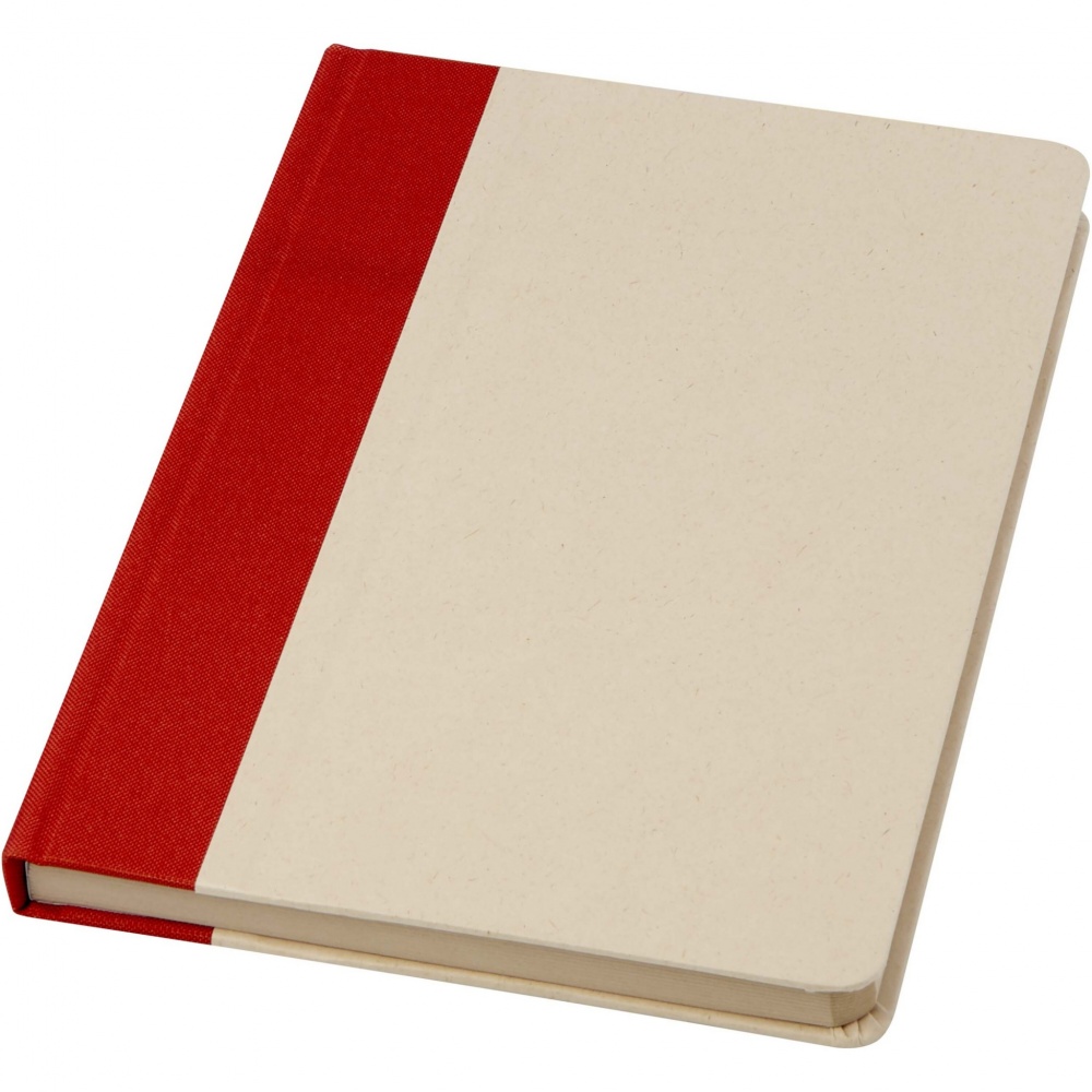 Logo trade promotional giveaway photo of: Liliana A5 sugar cane plastic hard cover notebook
