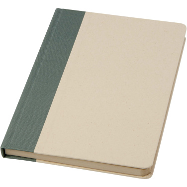 Logo trade promotional gift photo of: Liliana A5 sugar cane plastic hard cover notebook