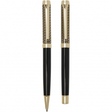 Logo trade promotional giveaway photo of: Legato ballpoint and rollerball pen set