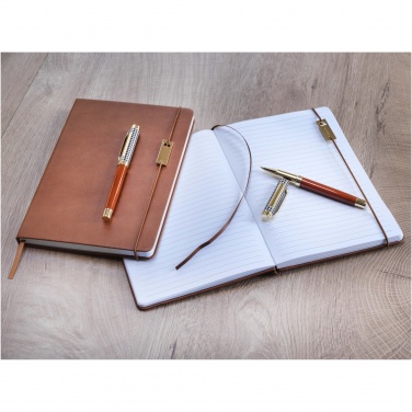 Logotrade promotional gifts photo of: Legato A5 notebook and rollerball pen set 