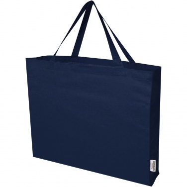 Logotrade promotional products photo of: Odessa 220 g/m² GRS recycled cotton large tote bag