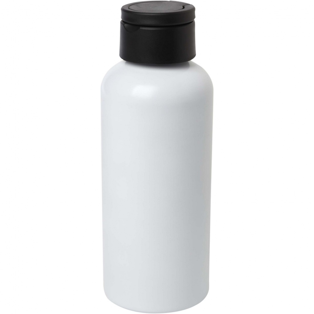 Logotrade business gift image of: Trinity 600 ml RCS certified recycled aluminium water bottle with RPET lid