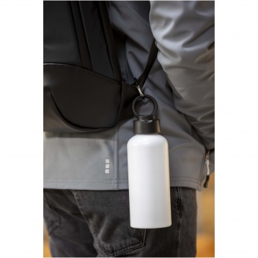Logotrade promotional items photo of: Trinity 600 ml RCS certified recycled aluminium water bottle with RPET lid