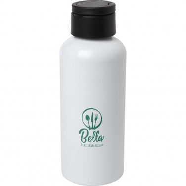 Logotrade advertising products photo of: Trinity 600 ml RCS certified recycled aluminium water bottle with RPET lid