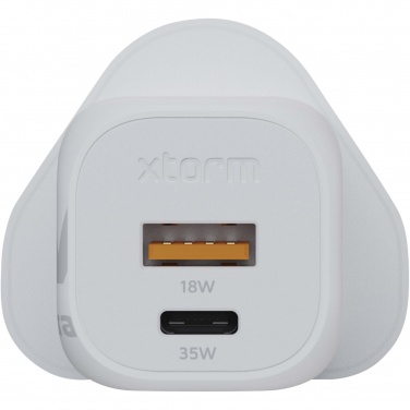 Logotrade corporate gift picture of: Xtorm XEC035 GaN² Ultra 35W wall charger - UK plug