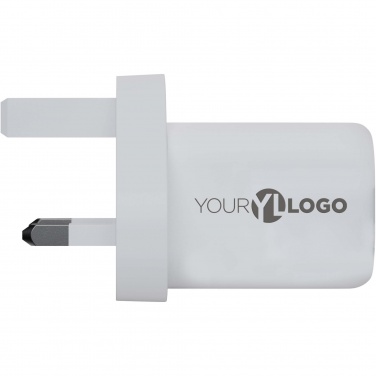 Logo trade business gift photo of: Xtorm XEC035 GaN² Ultra 35W wall charger - UK plug