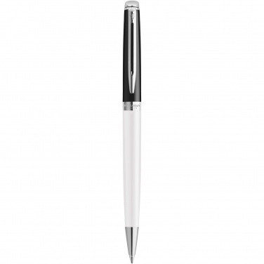 Logotrade business gifts photo of: Hemisphere colour blocking ballpoint pen with palladium trim