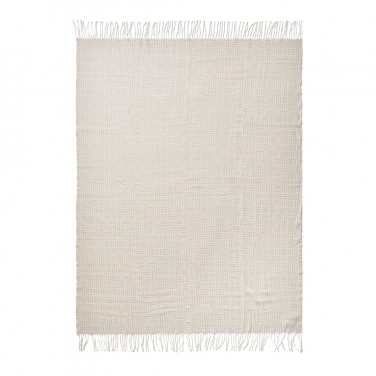 Logo trade corporate gifts picture of: VINGA Lenox blanket