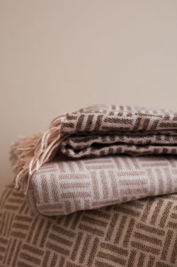 Logo trade business gift photo of: VINGA Lenox blanket