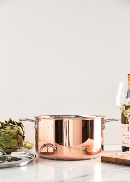 Logotrade promotional item image of: VINGA Baron copper saucepan