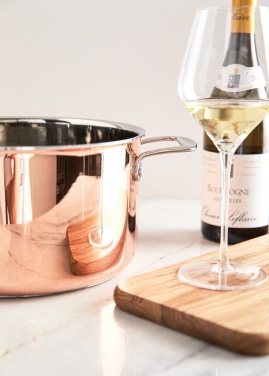Logotrade promotional product picture of: VINGA Baron copper saucepan