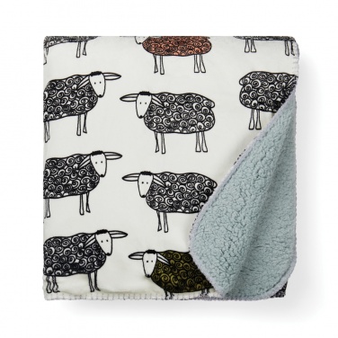 Logo trade advertising products picture of: VINGA Sheep GRS recycled PET pile blanket
