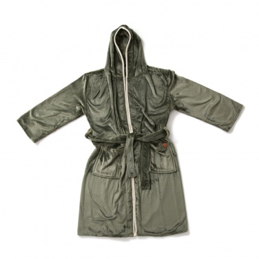 Logo trade promotional item photo of: VINGA Louis luxury plush RPET robe size L-XL