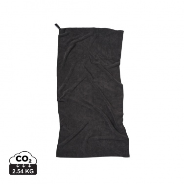 Logo trade corporate gift photo of: VINGA GRS RPET active dry towel 140 x 70cm