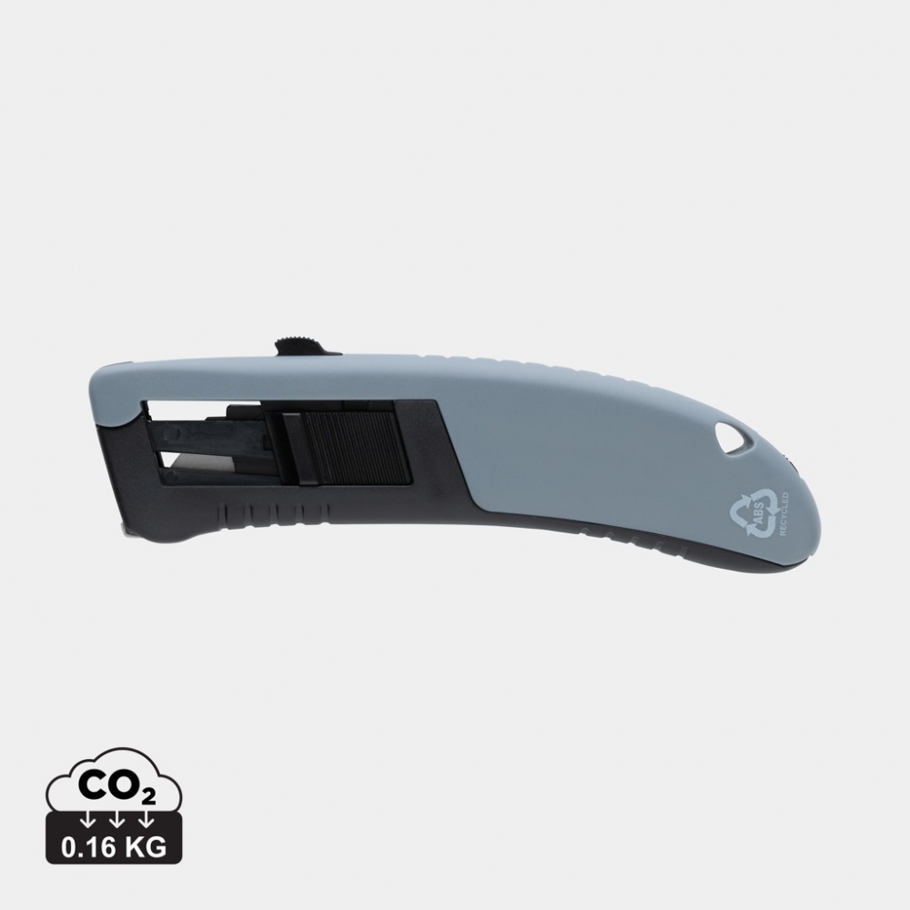 Logotrade business gifts photo of: RCS certified recycled plastic Auto retract safety knife