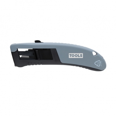 Logotrade corporate gift picture of: RCS certified recycled plastic Auto retract safety knife