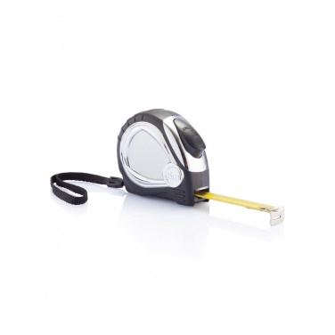 Logotrade promotional items photo of: Chrome plated auto stop tape measure