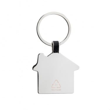 Logo trade advertising products image of: RCS recycled zinc alloy house keyring