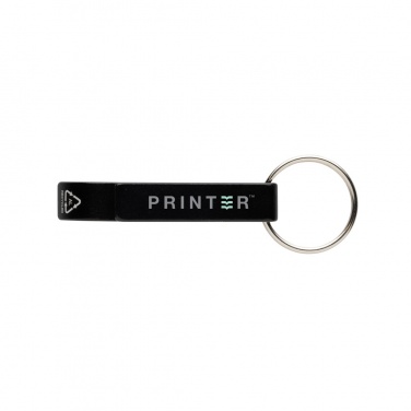 Logo trade promotional product photo of: RCS recycled aluminum bottle and can opener