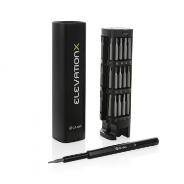 Logotrade promotional merchandise image of: Gear X RCS recycled aluminum precision screwdriver set 46 pc