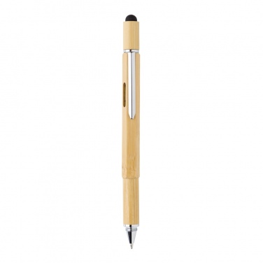 Logotrade promotional product picture of: Bamboo 5-in-1 toolpen
