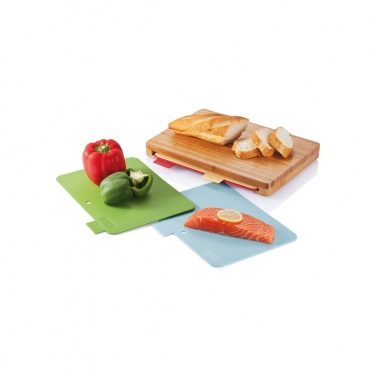 Logotrade promotional item picture of: Cutting board with 4pcs hygienic boards