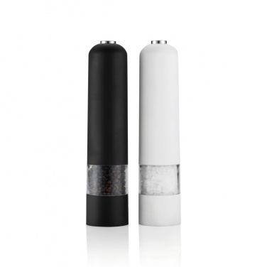 Logo trade promotional merchandise image of: Electric pepper and salt mill set