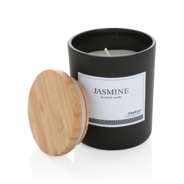 Logotrade promotional giveaways photo of: Ukiyo deluxe scented candle with bamboo lid