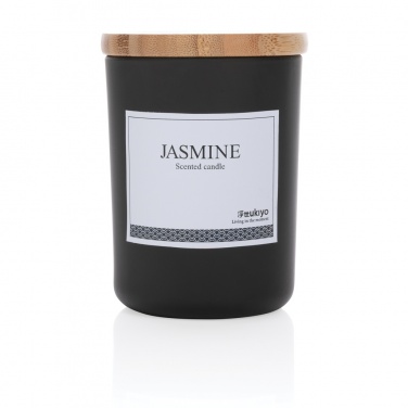 Logotrade promotional giveaway picture of: Ukiyo deluxe scented candle with bamboo lid
