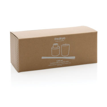 Logotrade promotional gift picture of: Ukiyo candle and fragrance sticks gift set