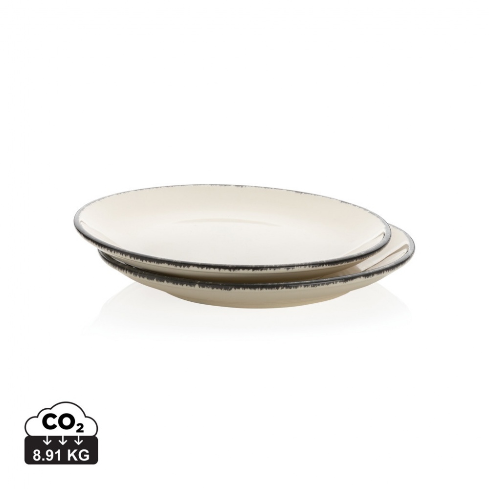 Logo trade promotional gifts picture of: Ukiyo dinner plate set of 2