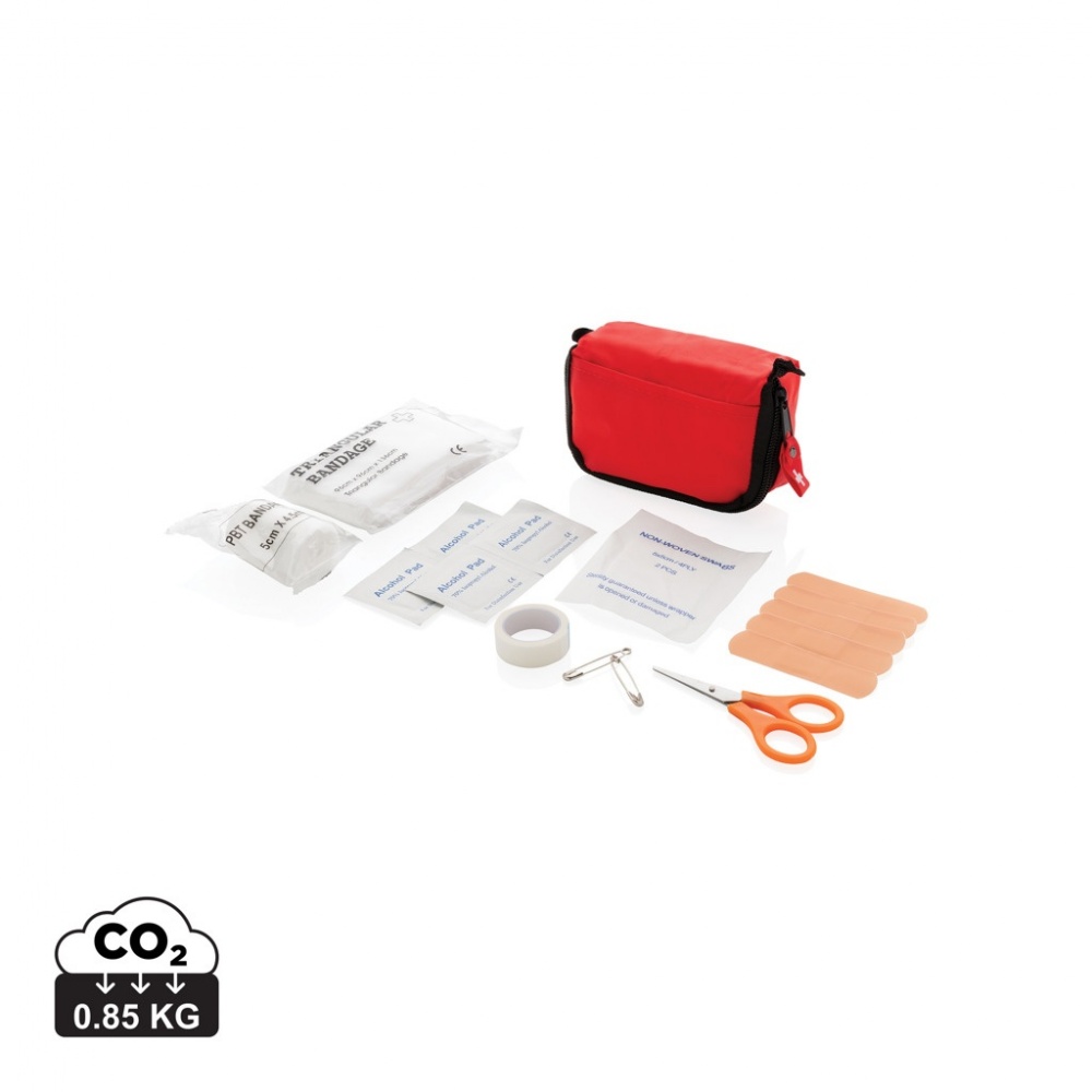 Logo trade corporate gifts image of: First aid set in pouch