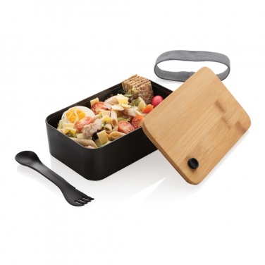 Logo trade promotional merchandise image of: RCS RPP lunchbox with bamboo lid