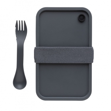 Logo trade promotional products picture of: PP lunchbox with spork