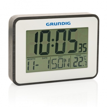 Logo trade promotional products image of: Grundig weatherstation alarm and calendar