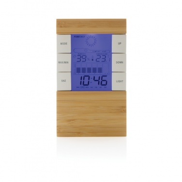 Logotrade advertising products photo of: Utah RCS rplastic and bamboo weather station