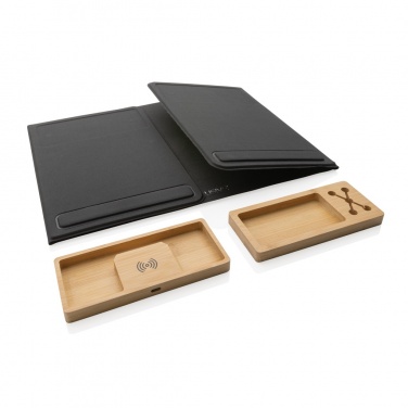 Logotrade business gift image of: Impact AWARE RPET Foldable desk organizer with laptop stand