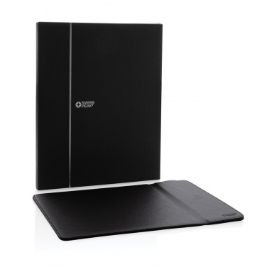 Logotrade advertising products photo of: Swiss Peak RCS recycled PU 10W wireless charging mousepad