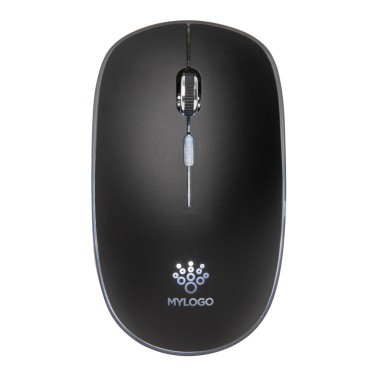 Logotrade promotional product picture of: Light up logo wireless mouse