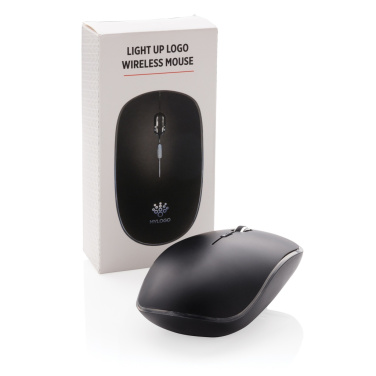 Logo trade promotional gifts picture of: Light up logo wireless mouse
