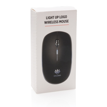 Logotrade promotional gift image of: Light up logo wireless mouse