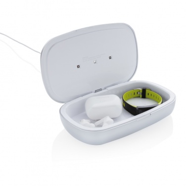 Logotrade promotional giveaway image of: Rena UV-C steriliser box with 5W wireless charger