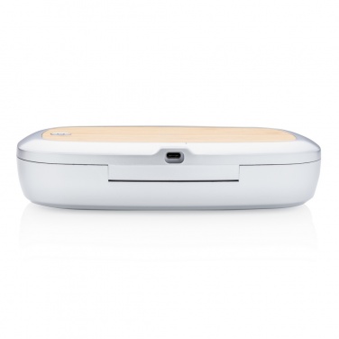 Logotrade promotional merchandise image of: Rena UV-C steriliser box with 5W wireless charger
